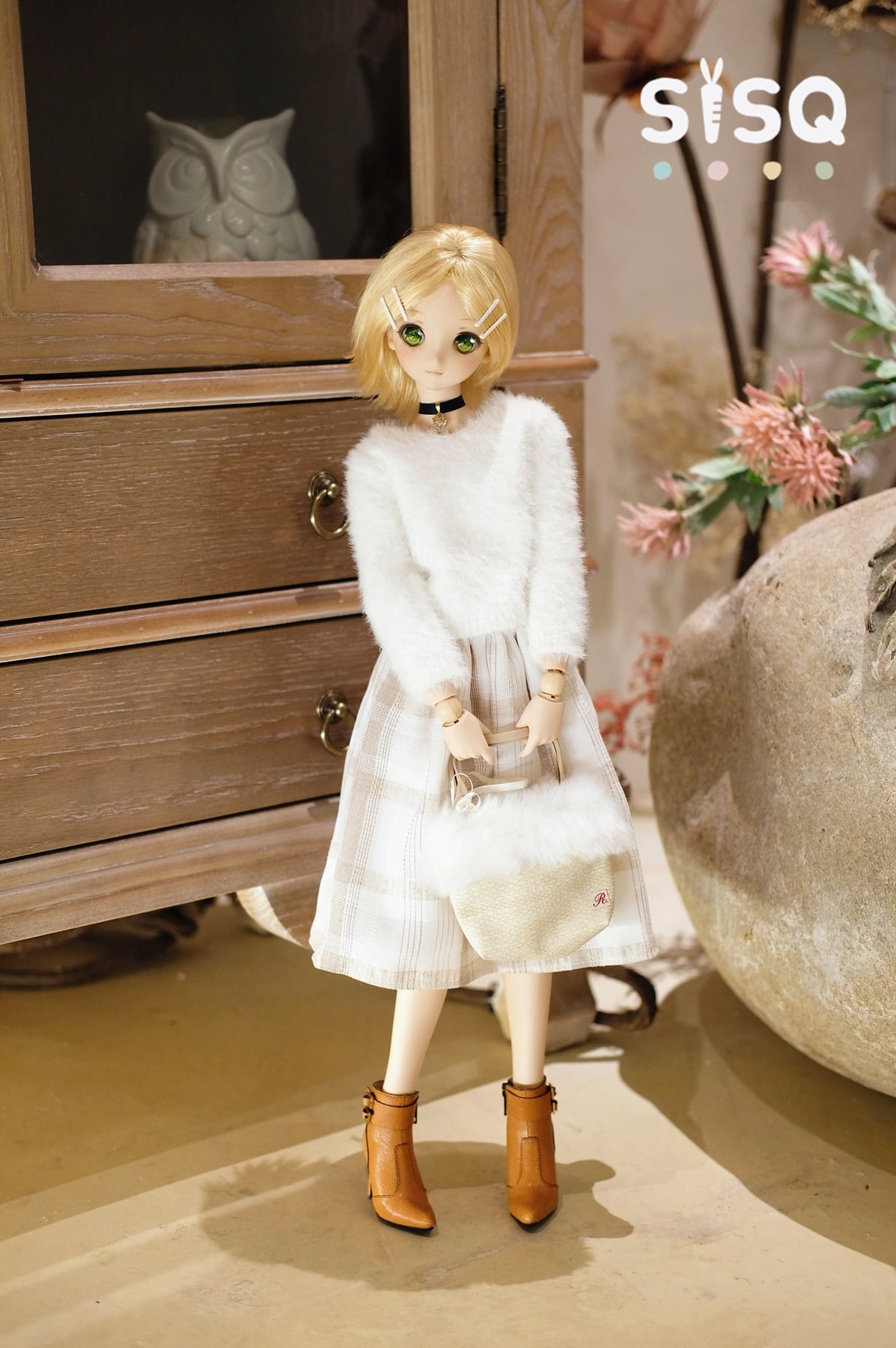 BJDドール用靴 ハイヒール SD/DDサイズ通用 全4色 本革 高品質 球体関節人形 doll
