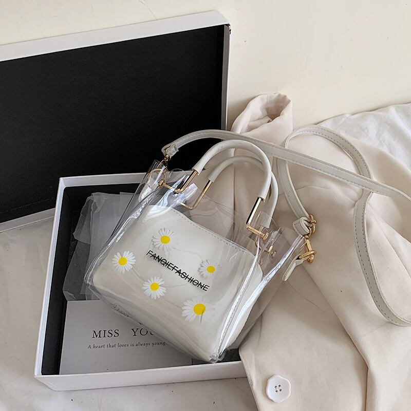 ネットレッドフェアリースモールバッグ2020ニューウェーブサマーファッションスモールデイジーメッセンジャーバッグワイルドショルダーバケットバッグ Tiancai_Wing_Bag4055456