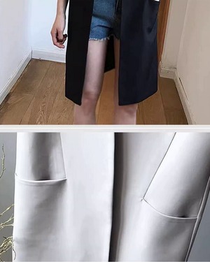 アーバンロングジレベスト 2color A0530