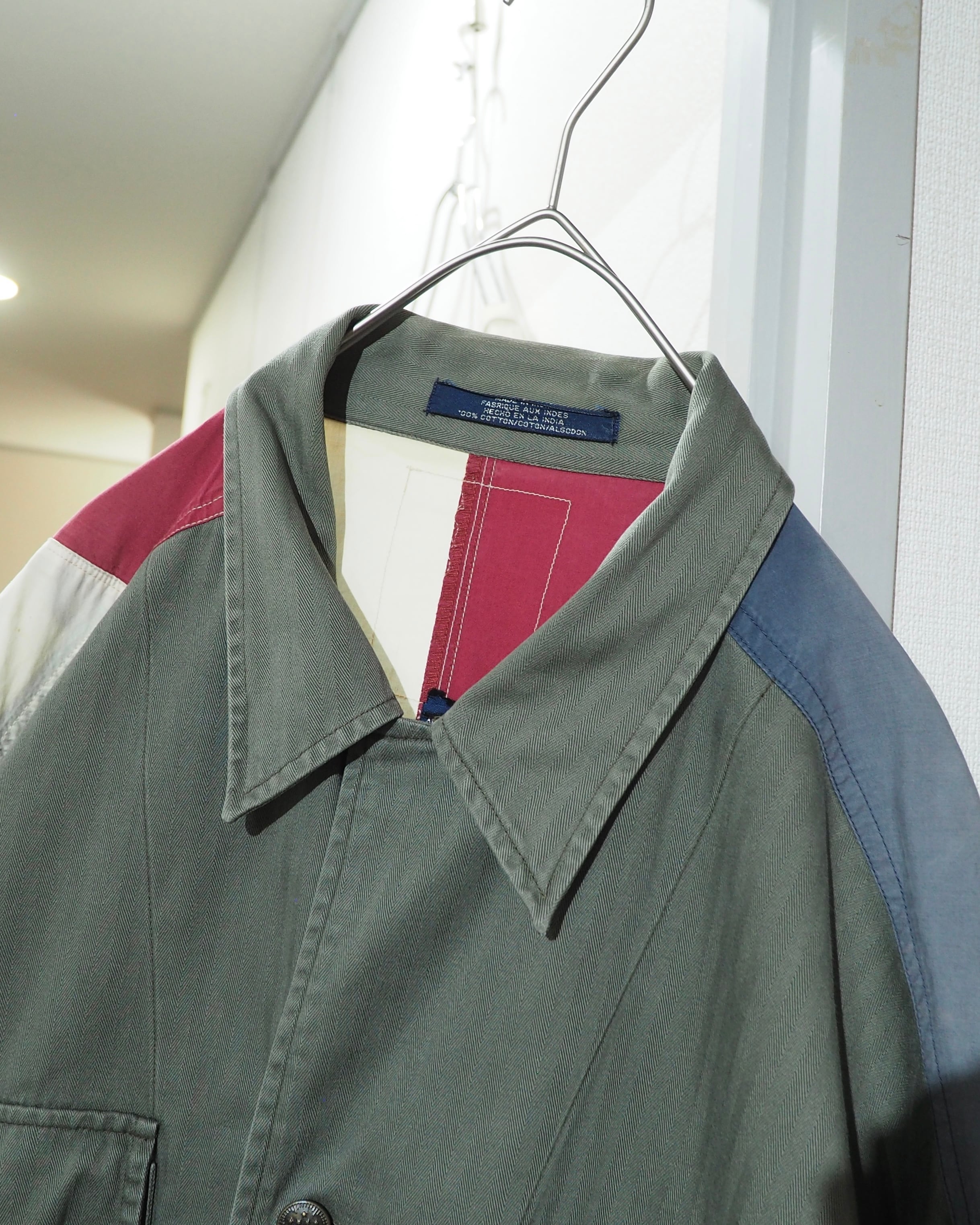 1990s ” 星条旗 ” Stars and Stripes Custom Vintage Loose Military Shirt Jacket