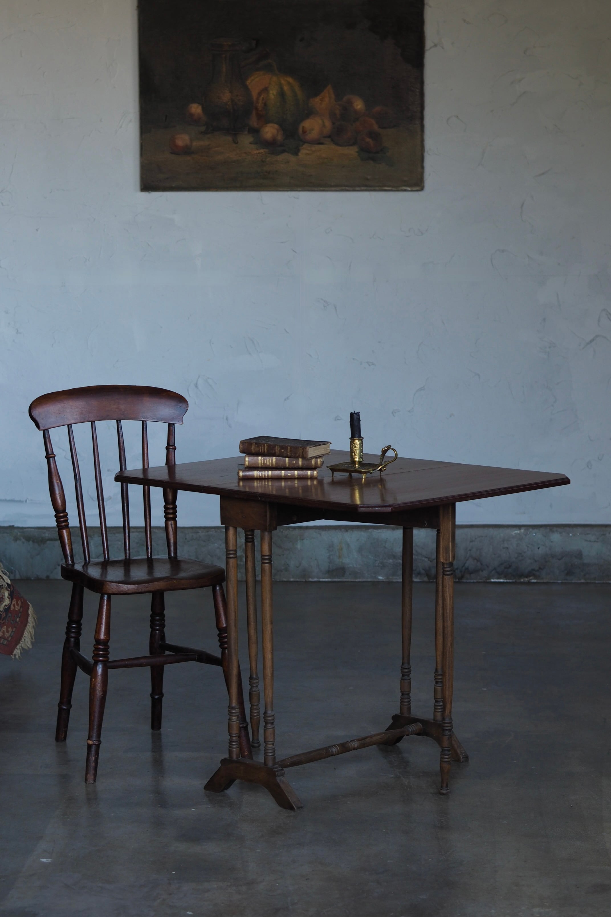 アンティークゲートレッグテーブル-antique mahogany table
