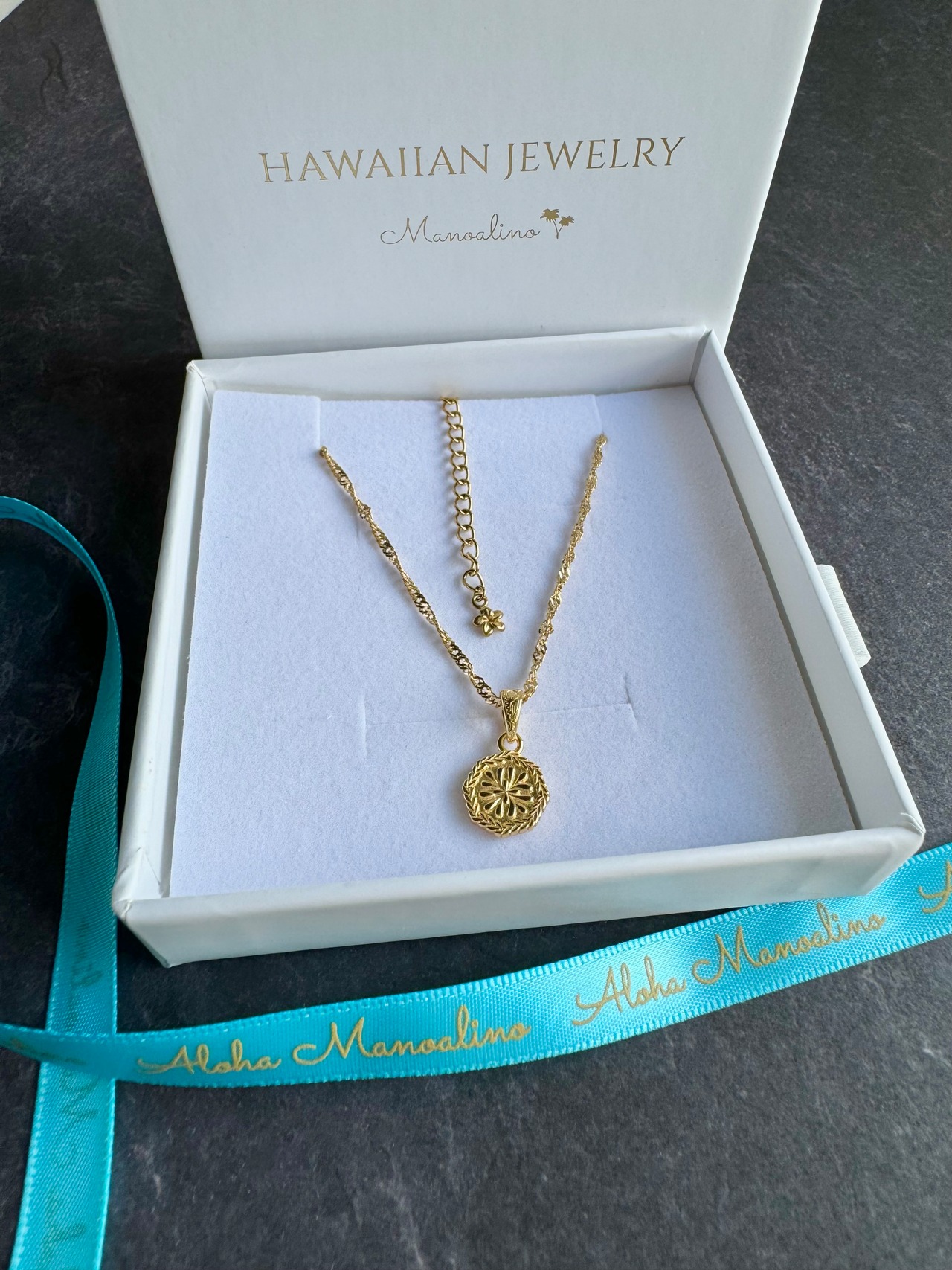 Hawaiian 'Ulu necklace Hawaiianjewelry(ハワイアンウル リバーシブルネックレス ハワイアンジュエリー)