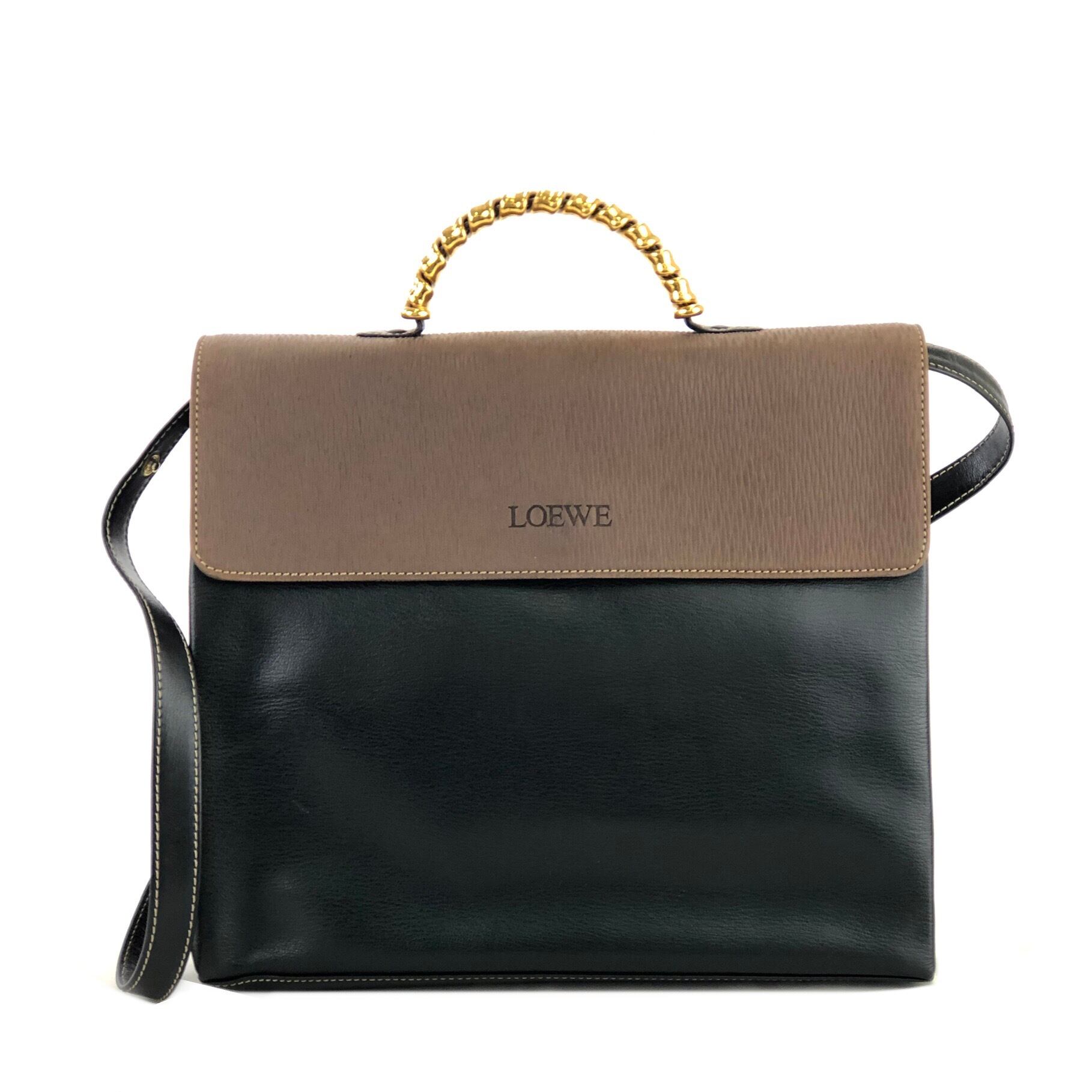 ロエベ LOEWE ビンテージ  スエード 2way ショルダーバッグ