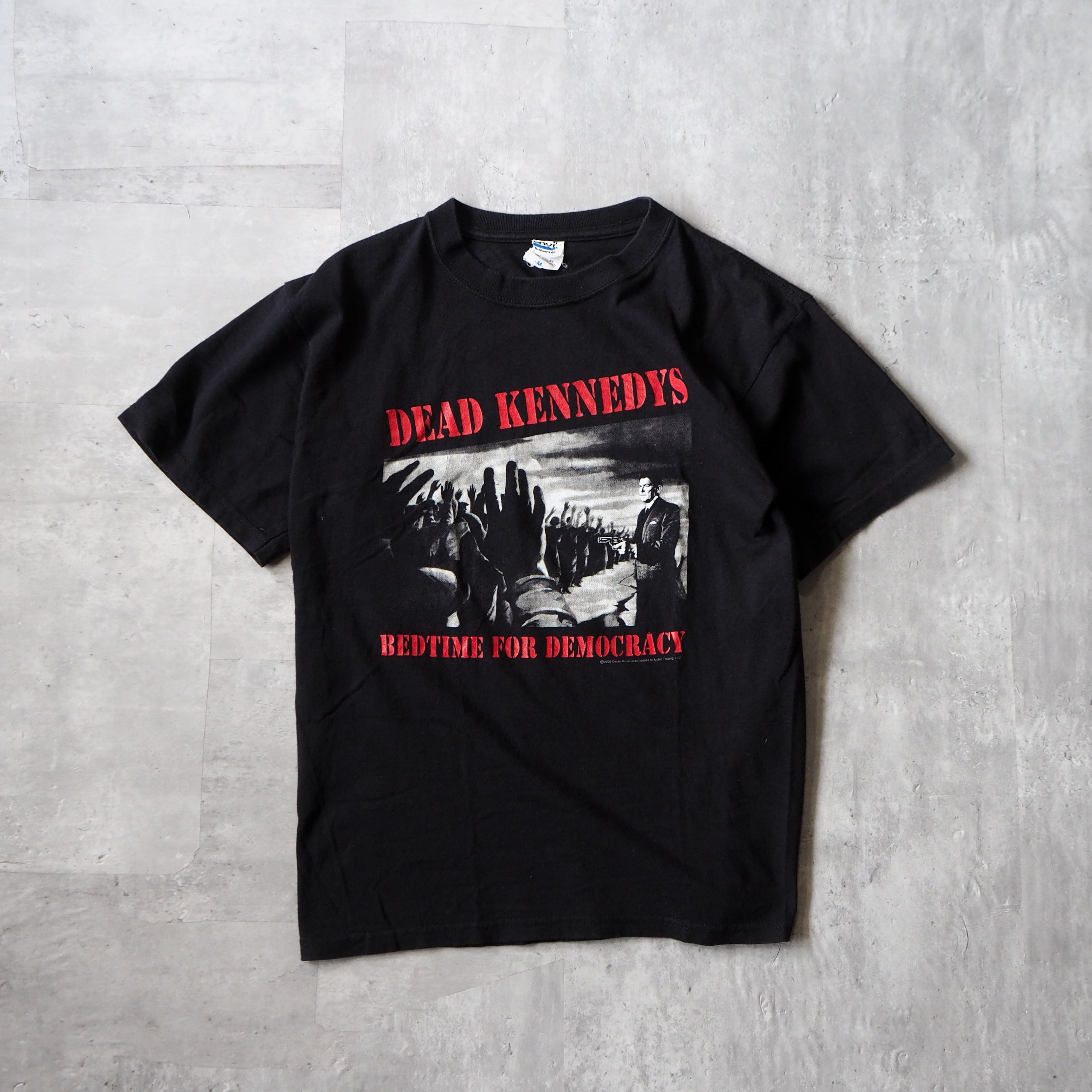 00s “DEAD KENNEDYS” bedtime for democracy band tee 00年代 デッドケネディーズ バンド tシャツ  ブラック 野村訓市