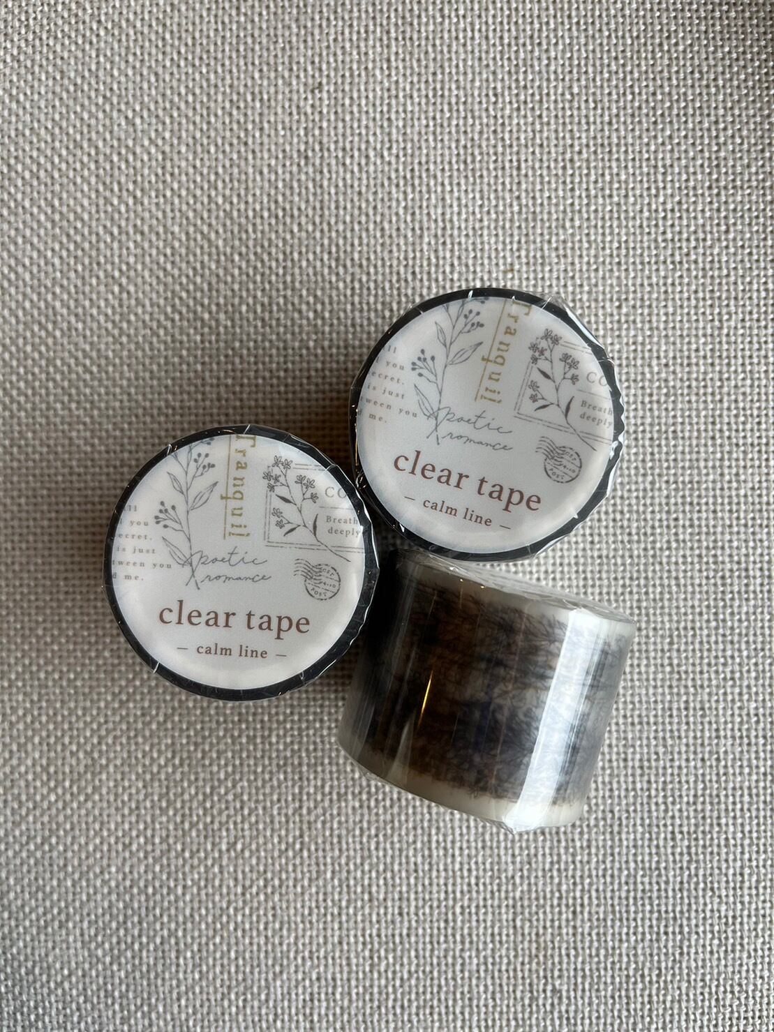 MIND WAVE クリアテープ calm line 95193 30mmマステ MW03