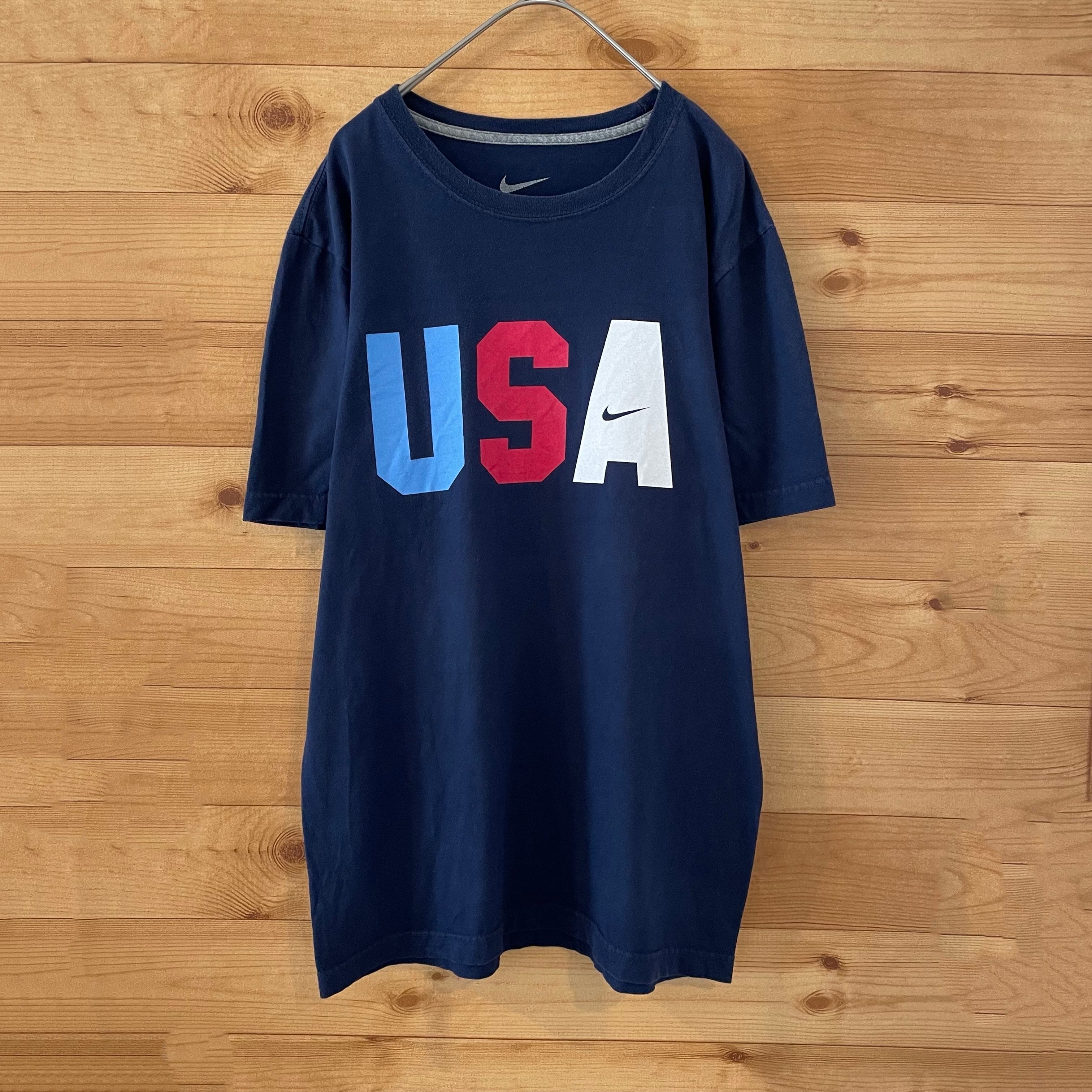 【NIKE】USA ロゴ プリント Tシャツ ナイキ スウッシュ Sサイズ us古着 アメリカ古着 | 古着屋手ぶらがbest powered by  BASE