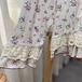 2色/フリルカラー小花柄トップス ・12126