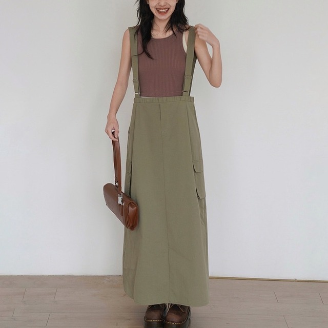 Suspender long skirt 1348