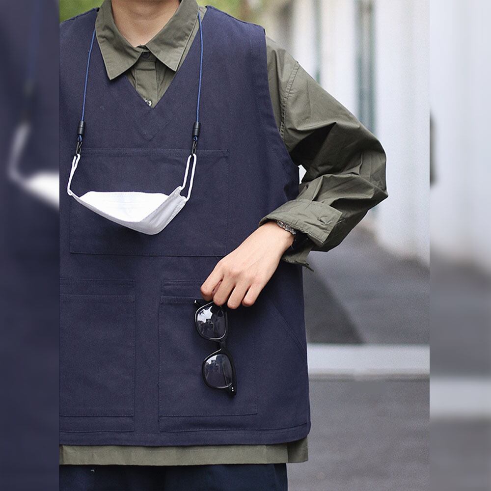 アウトドアマルチポケットVベスト ｜ ベスト ミリタリー プルオーバー