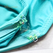 社交ダンス 衣装 ラテン ドレス ワンピース ブルー系 グリーン系 緑 青 無地 伸縮 ストレッチ デモ 競技 パーティ 発表会 レディース 大人用 フェスティバル ダンスコスチューム