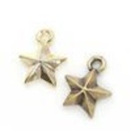 ★L&A★“Stars”★煌めくスターチャーム★K16GP＆本ロジウム★