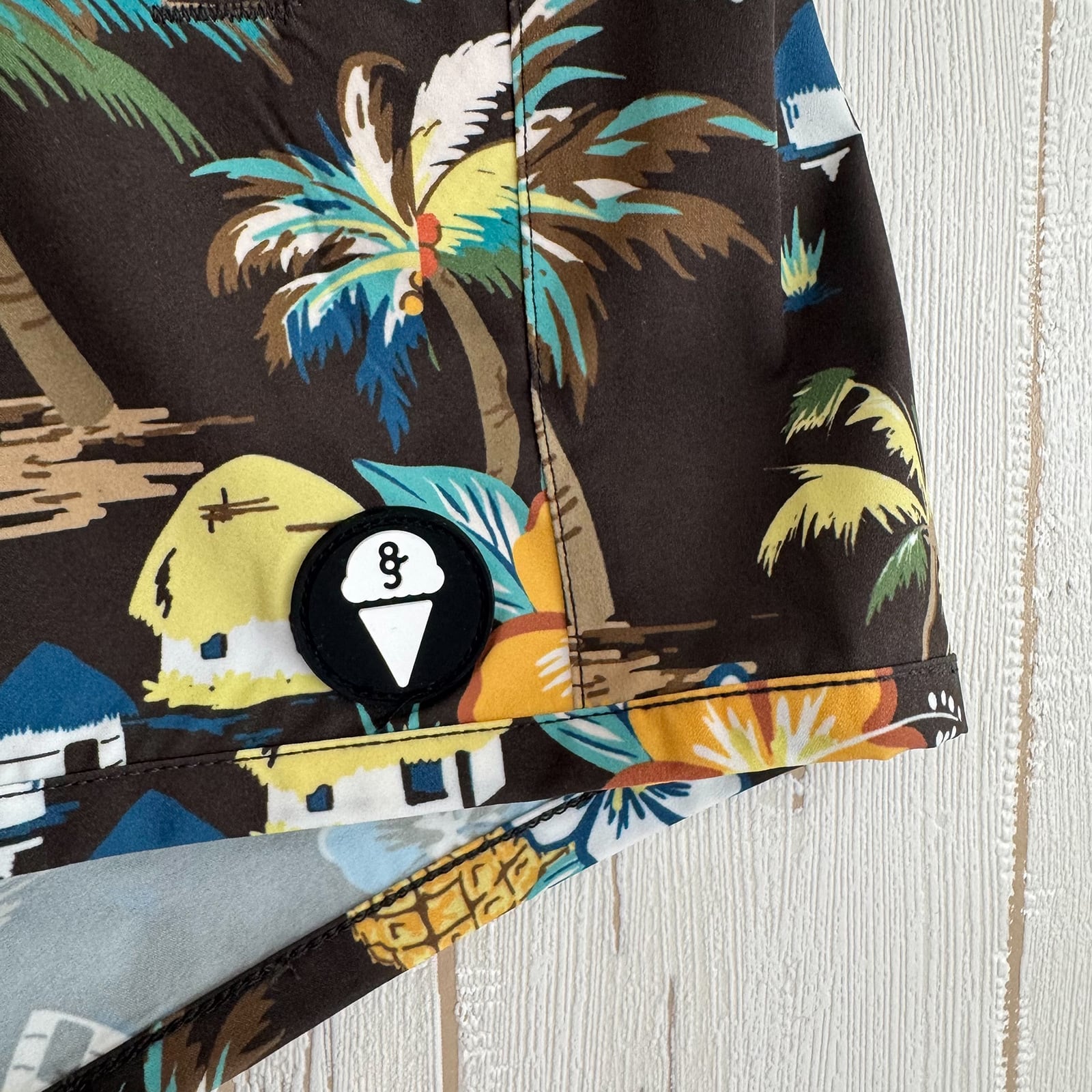 WOMEN'S】 8G SHOOT ×69slam ALOHA SHORT PANTS -BROWN- | 8G SHOOT