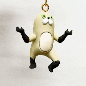 ムジーナの3Dラバーマスコット（慕情）
