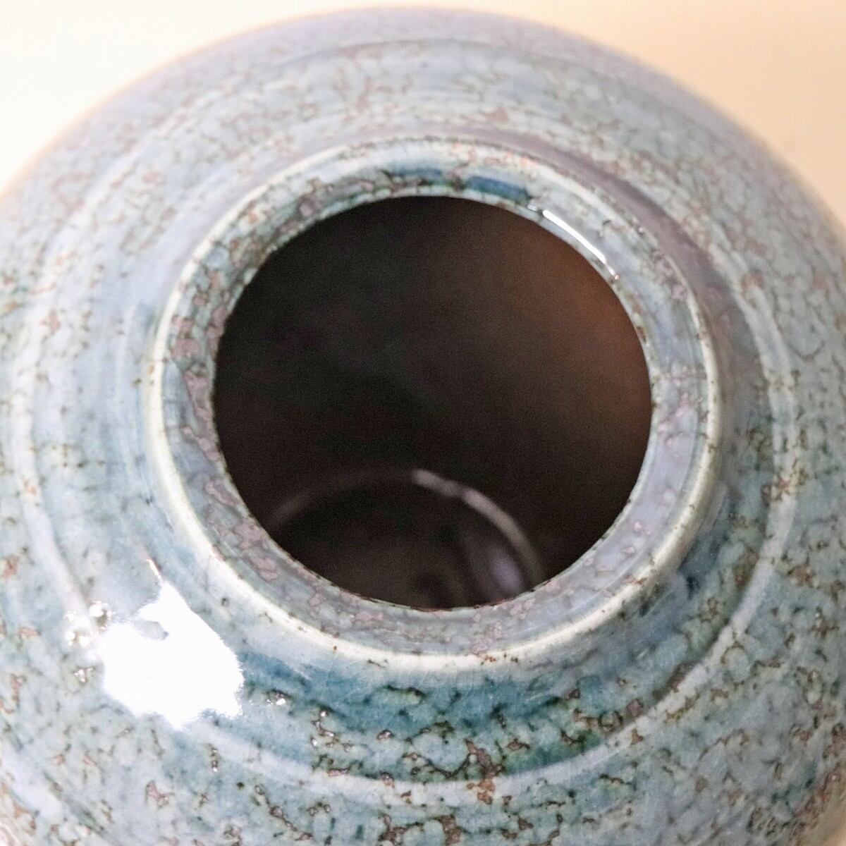 信楽焼 壺 仁斉作 花瓶 花器 工芸品 共箱付き 楽天市場】【ポイント15倍】信楽焼 大型 フラワーベース 灰釉 かぶり