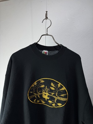 90’s USA Made “Horse & Reflection Art” Embroidery Sweatshirt