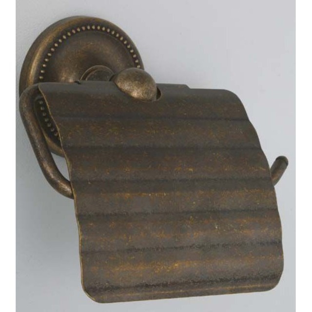 トイレットペーパーホルダー　真鍮古色調仕上げ　IM640765　アイエム　