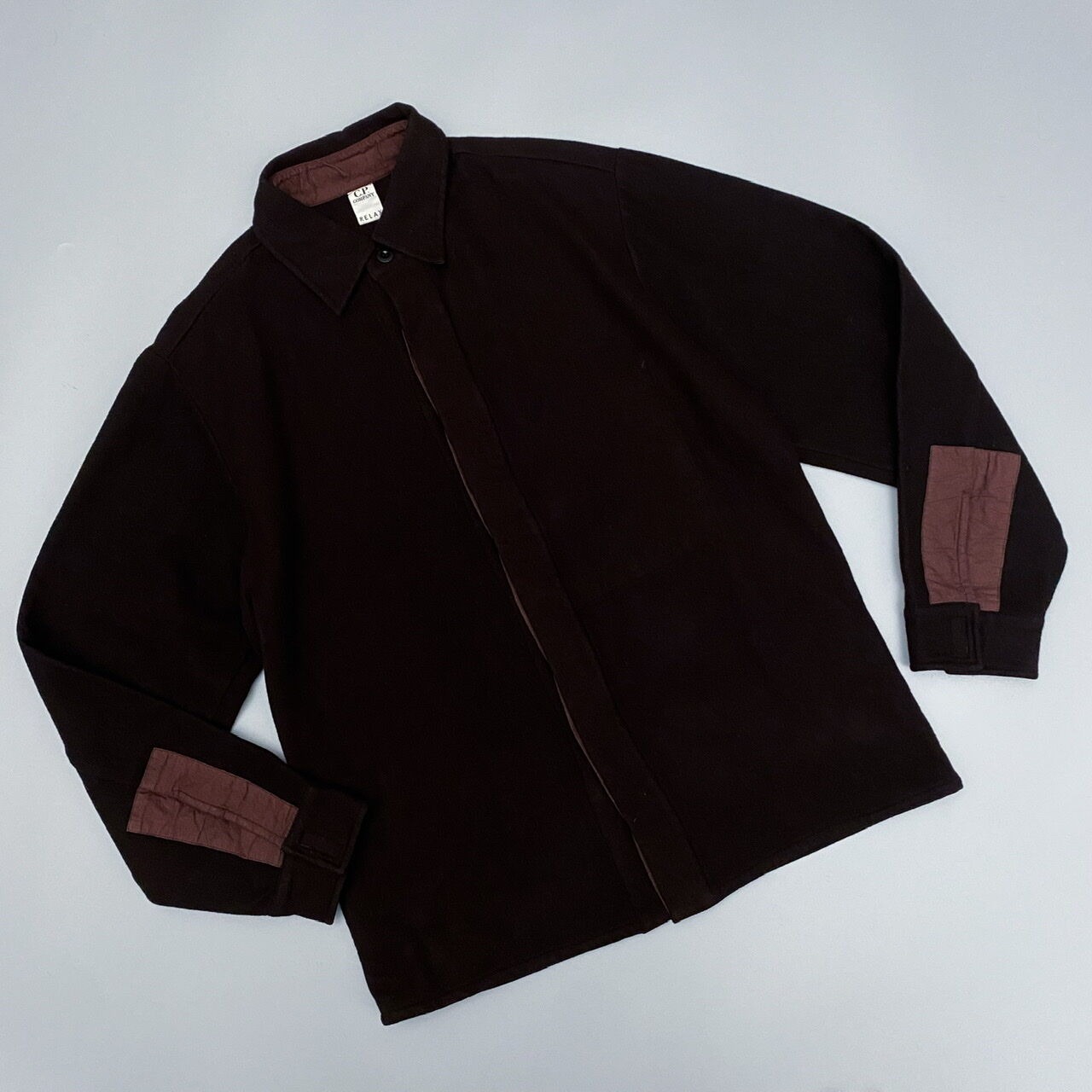 2000AW C.P.COMPANY RELAX wool fly front shirt