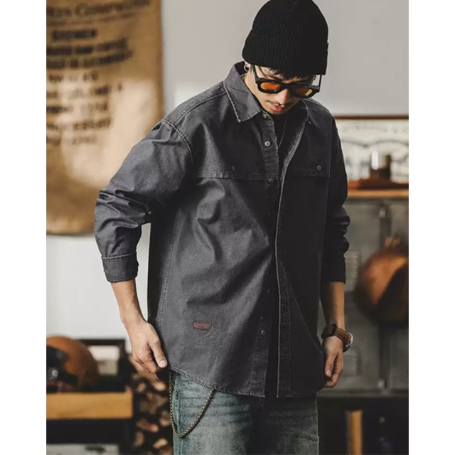 Front button design shirt P755
