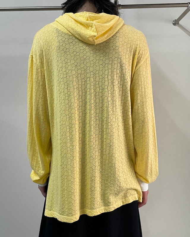 【VIA PIAVE 33】LONG-SLEEVE DAISY HOOD