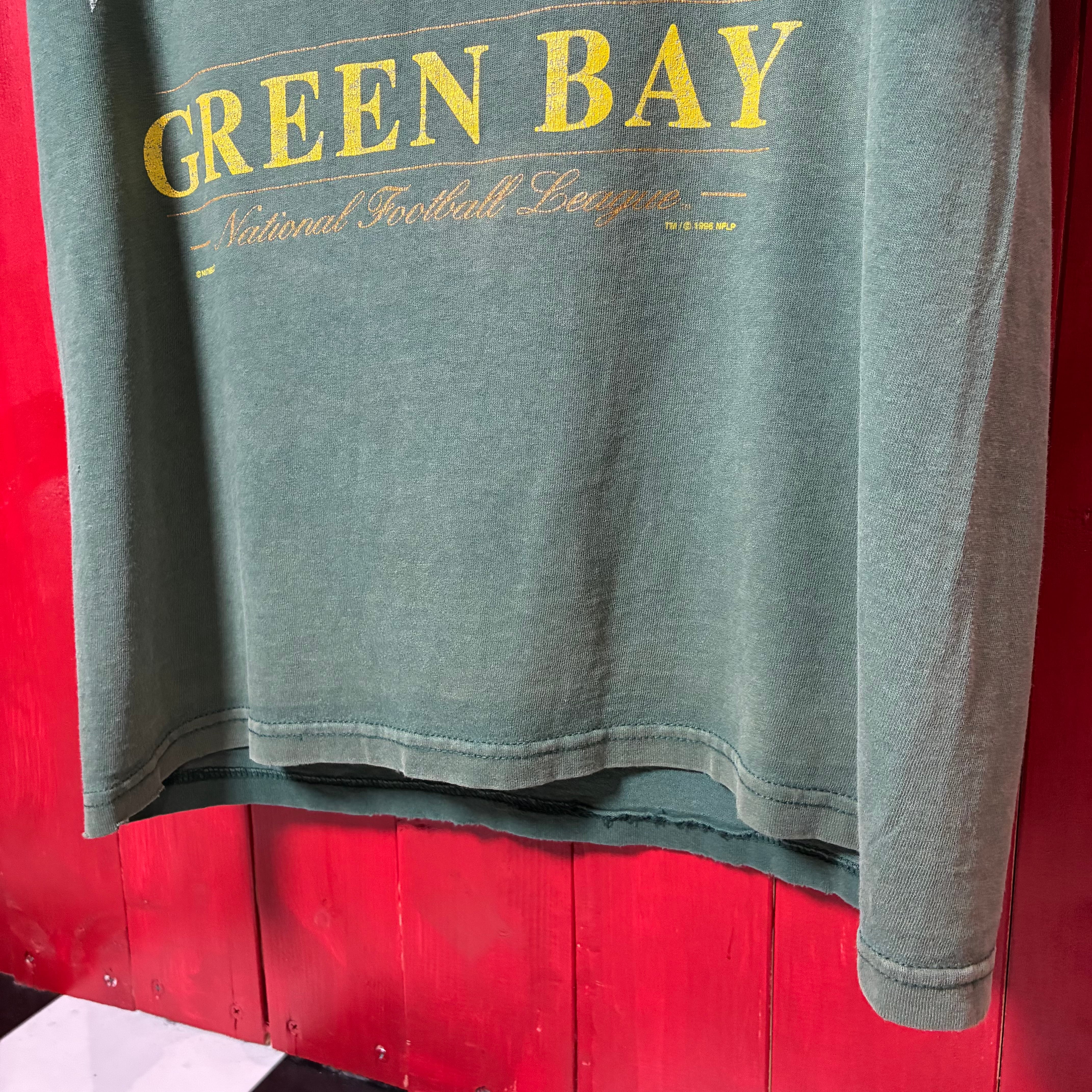 90s USA】Lee NFL PACKERS Faded tee リー ボロTシャツ グリーンベイ