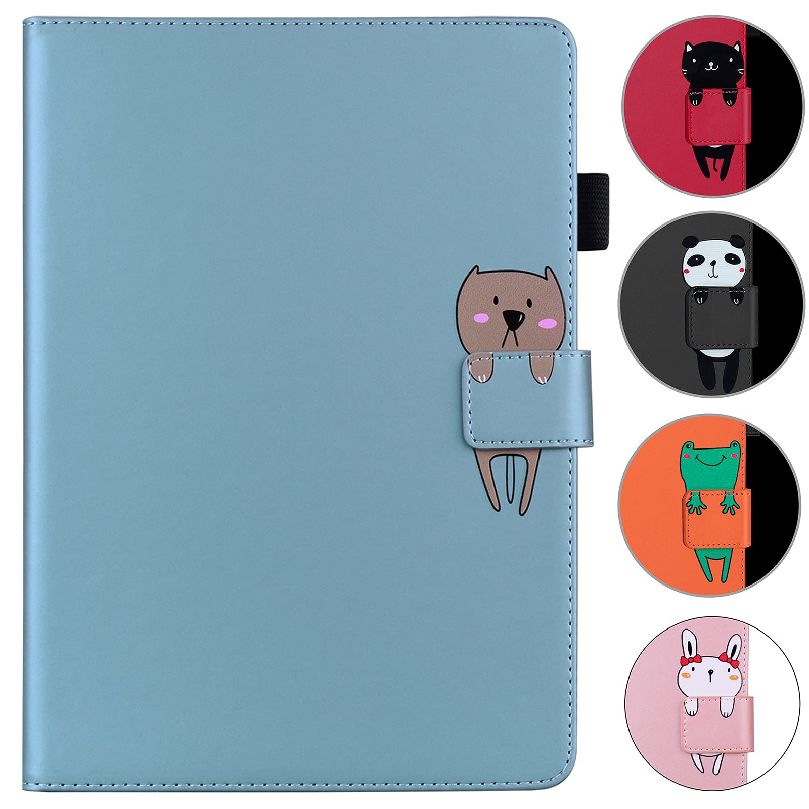 Kedic ケース と互換性のある ipad mini 5/4世代 2015/2019 かわいい動物 適合 ipad mini5 ケース ブルー