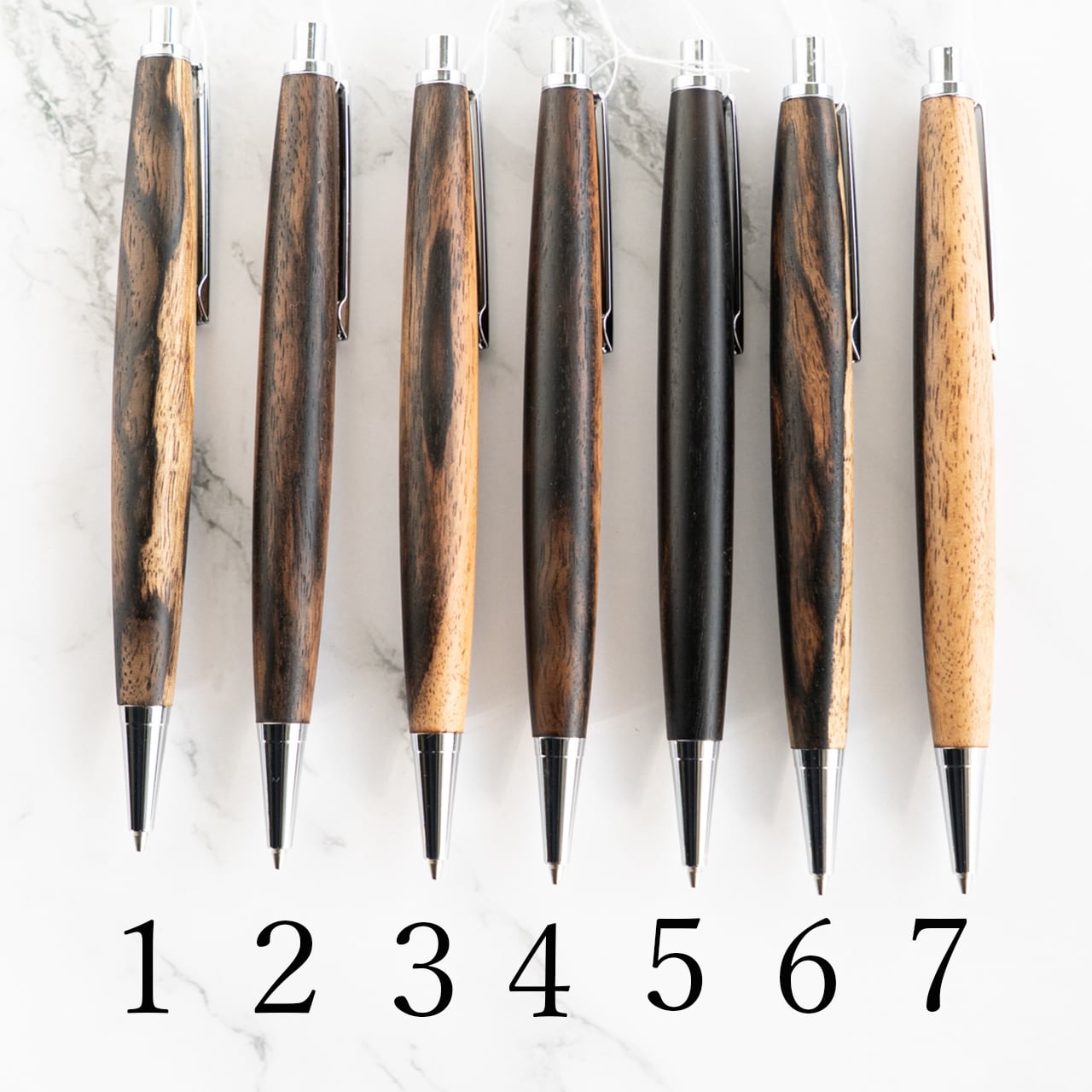 杢軸シャーペン】くろがき（黒柿） / 0.5mmシャープペンシル Penman003