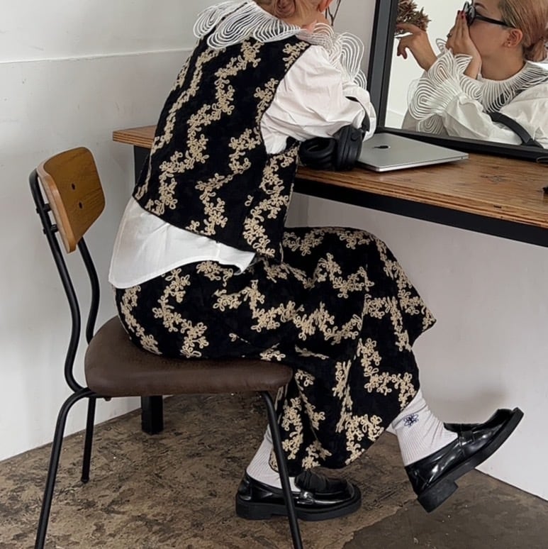 ベスト/スカートセットアップ_LNH00034