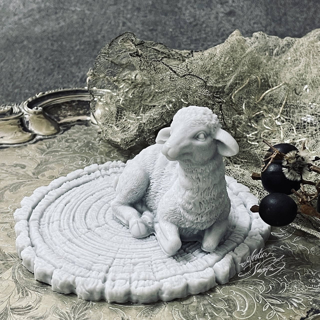 ひつじ(Lサイズ) シリコンモールド | シリコンモールド・クレイ