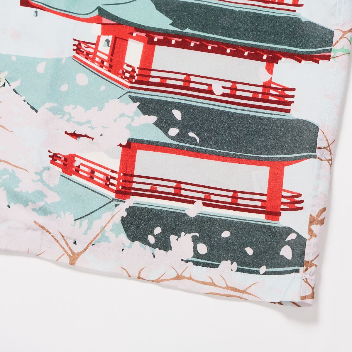 CHUREITO TOWER SHORT SLEEVE - SAXE BLUE | FUJIALOHA