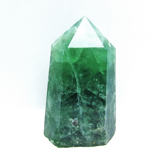 1.1Kg フローライト 原石  六角柱 蛍石 152-1558