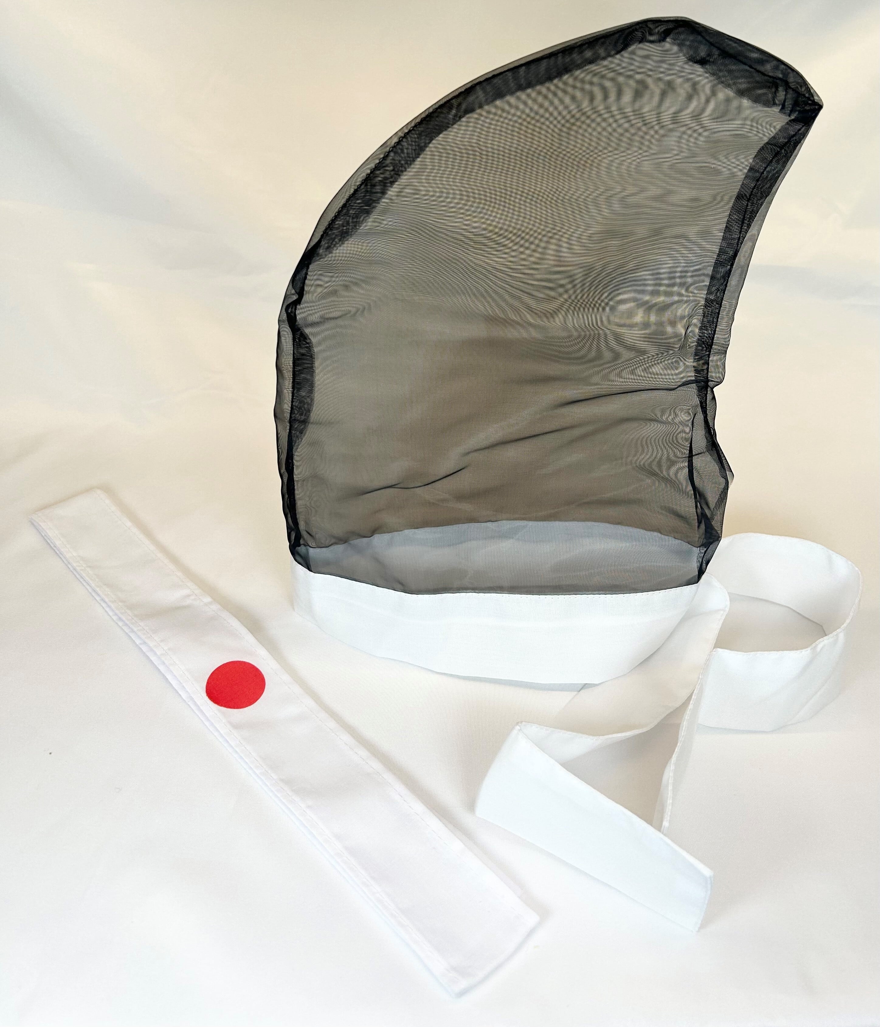 金襴 陣羽織（幼児用）3点セット はちまき 烏帽子 五月人形 端午の節句