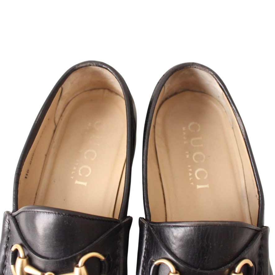VINTAGE GUCCI ホースビットローファー　42 GUCCI グッチ 90s ホースビット ローファー イタリア製 黒 42 1/2 E