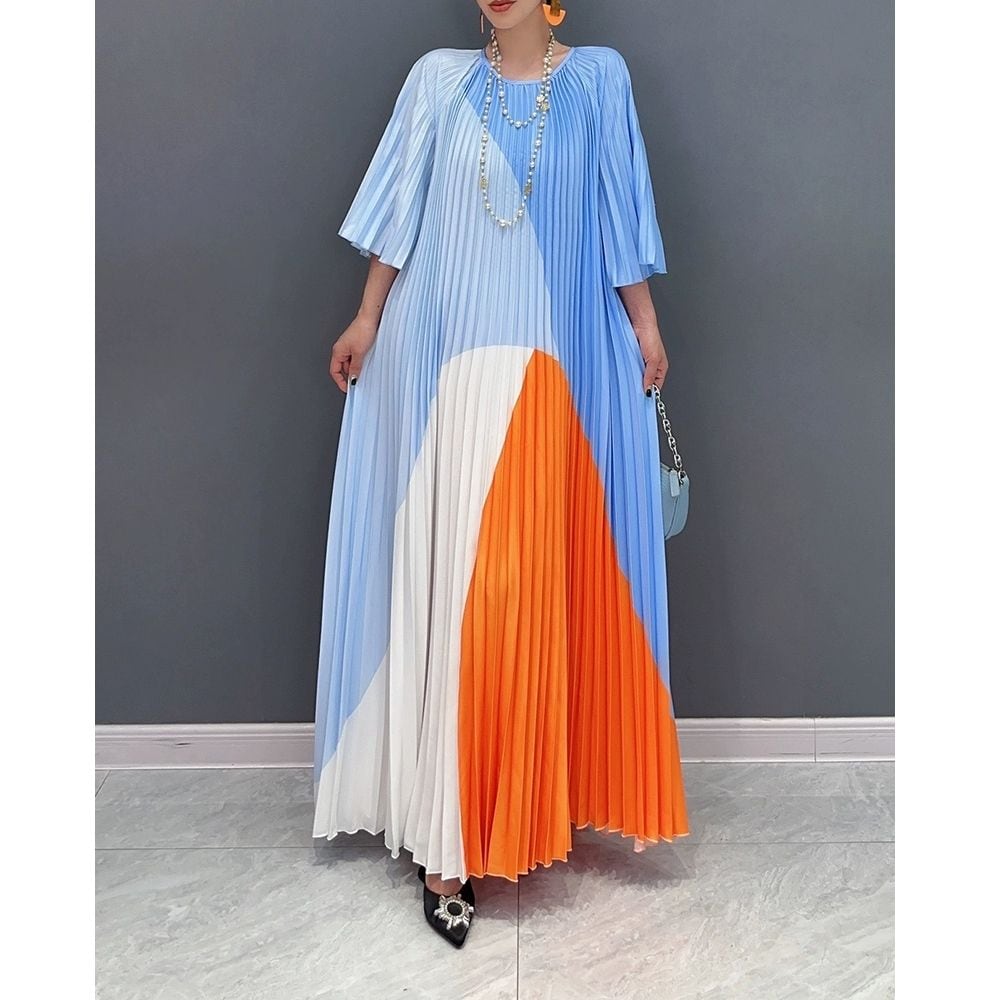 SUNRISE COLORBLOCK DRESS M-9109