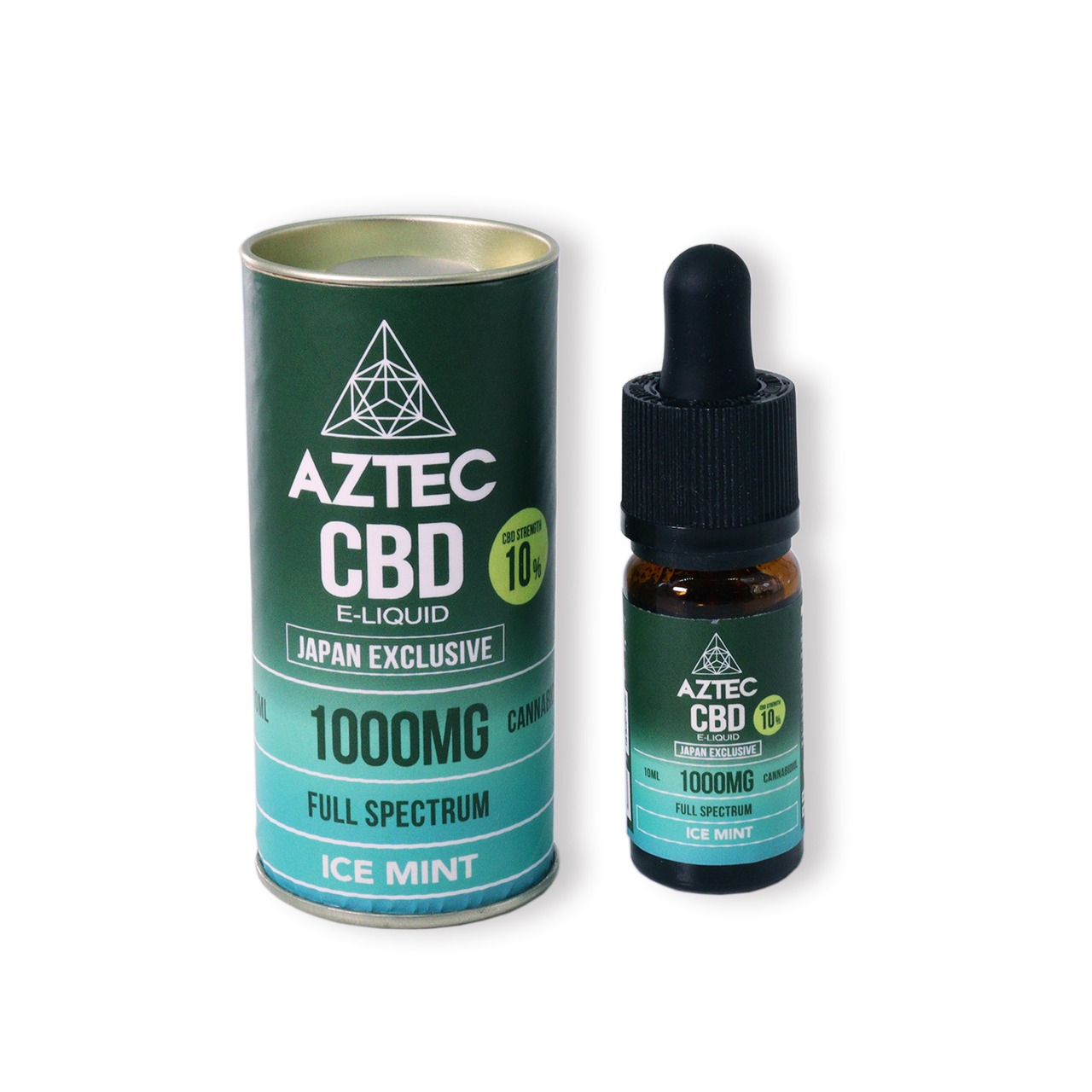 【FULL SPECTRUM】 CBD 10% CBD E-LIQUID 10ml 1000mg〈ICE MINT〉