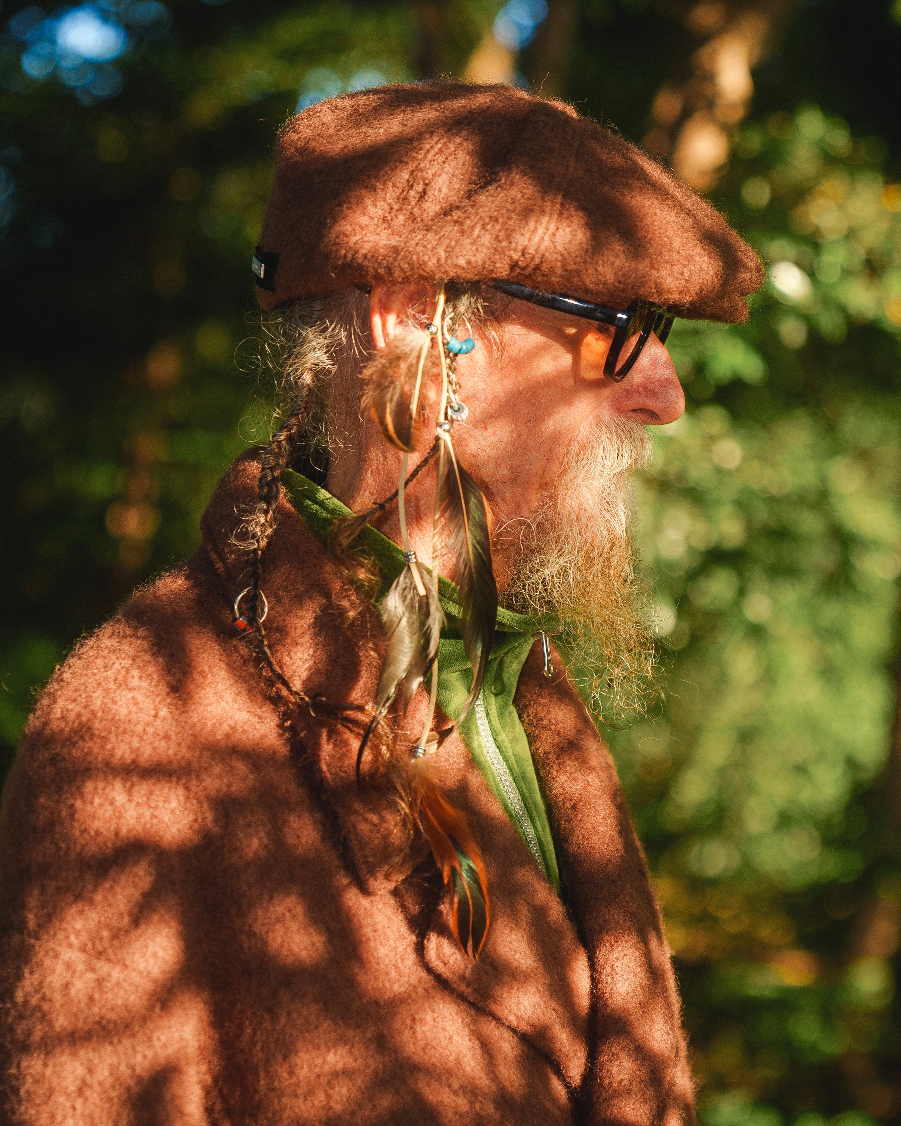 Shaggy Wool Casquette/Black | AMBERGLEAM
