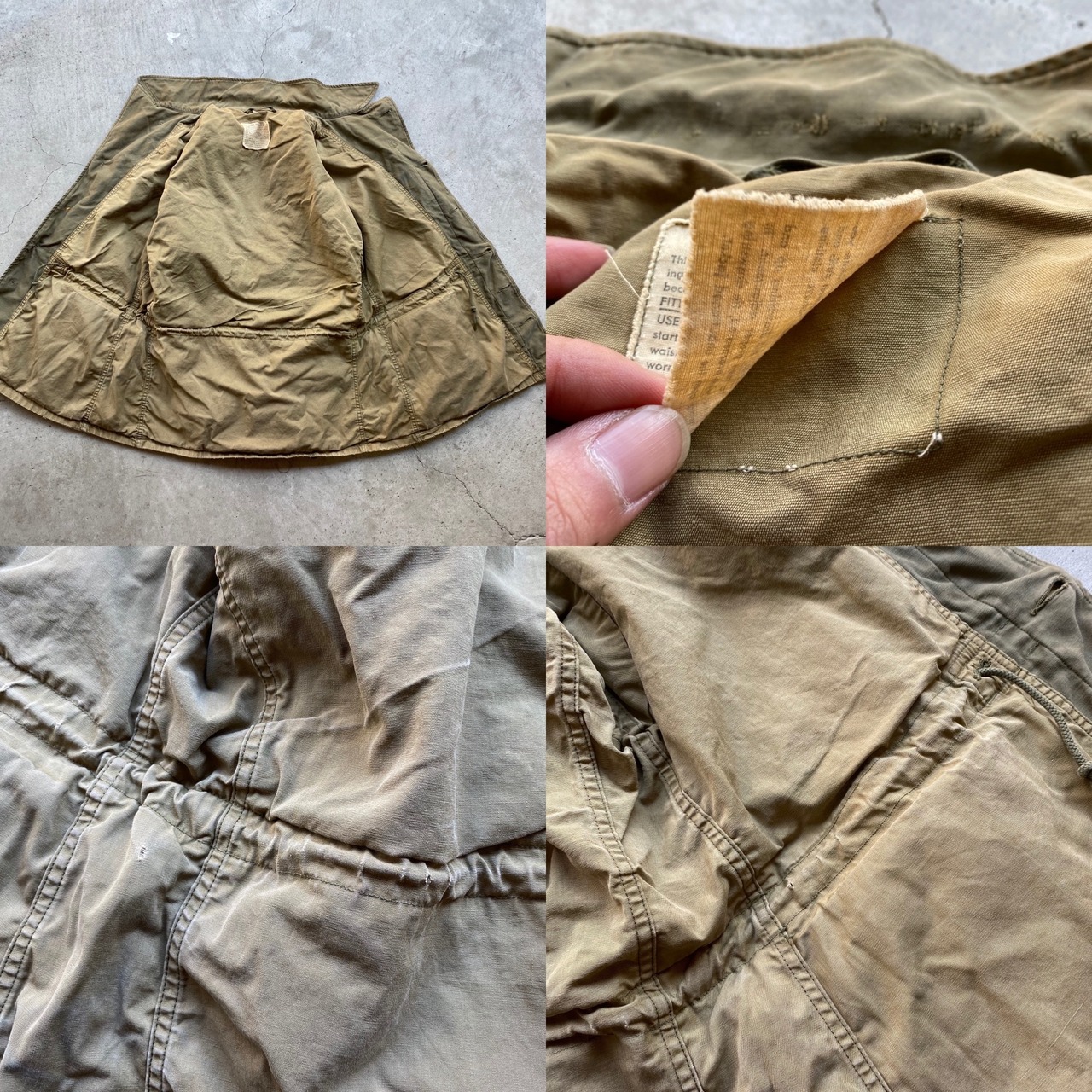 40年代 ビンテージ U.S.ARMY 米軍実品 M-43 ミリタリー フィールド 