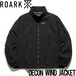 ジャケット ライトアウター THE ROARK REVIVAL ロアークリバイバル DECON WIND JACKET RJJ1001 BLK 日本代理店正規品L