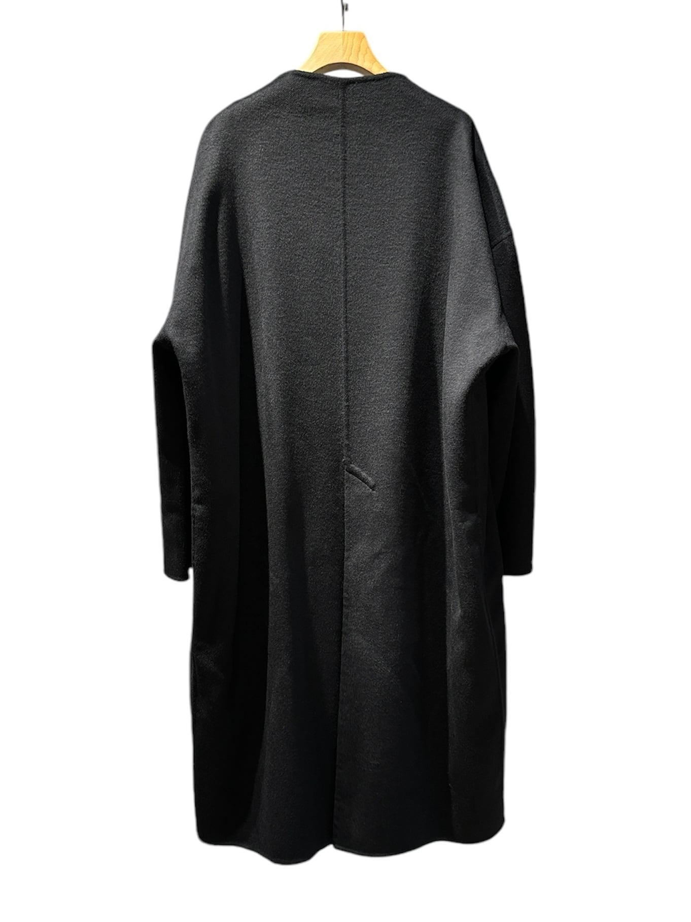24AW】ENFOLD エンフォルド / NO-COLLAR WIDE COAT / ノーカラーコート 