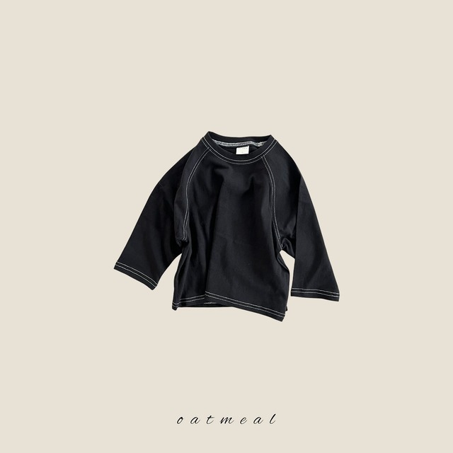 《予約》送料無料【oatmeal】Stitch Raglan