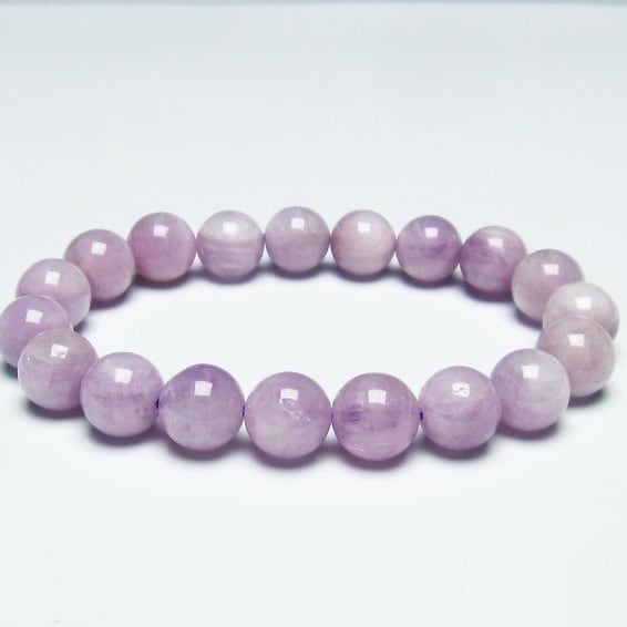 クンツァイト ブレスレット 11mm ミルキークンツァイト 一点物 メール便可 [M便 1/10] 111-19644