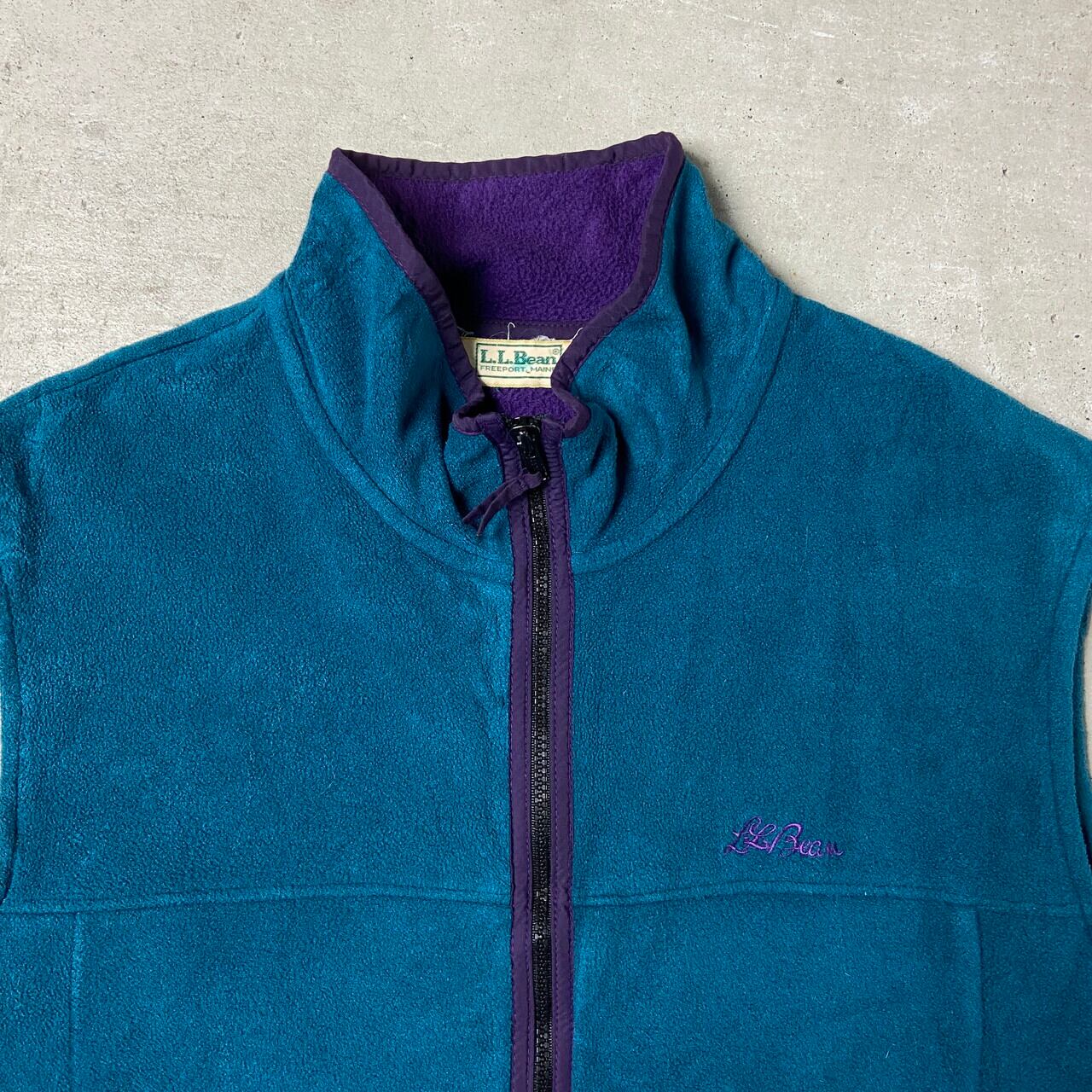 80年代 L.L.Bean エルエルビーン フリースベスト メンズL相当 古着 80s