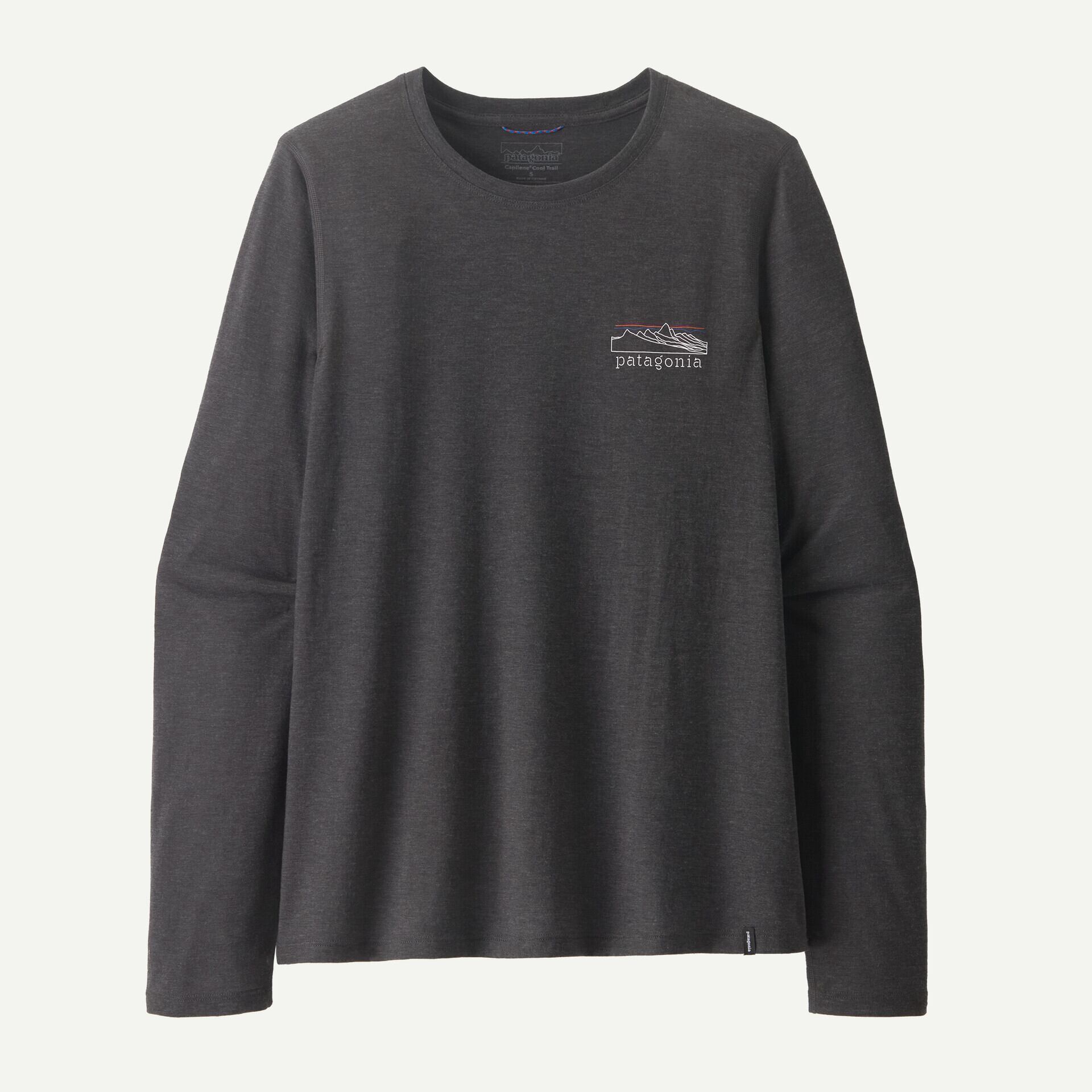 patagonia パタゴニア / ウィメンズ・ロングスリーブ・キャプリーン・クール・トレイル・シャツ(ストラタピークス) #INBK