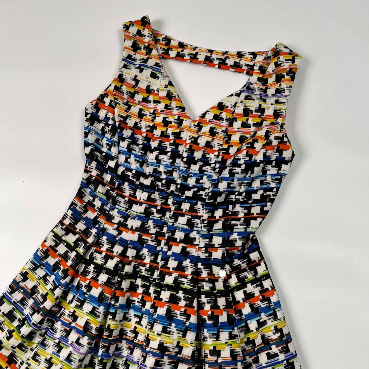 イタリア製 RINASCIMENTO リナシメント 総柄 ノースリーブ ワンピース サイズ S /マルチ/レディース