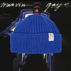 NEUTRAL KNIT-CAP "MARVIN【BLUE】"