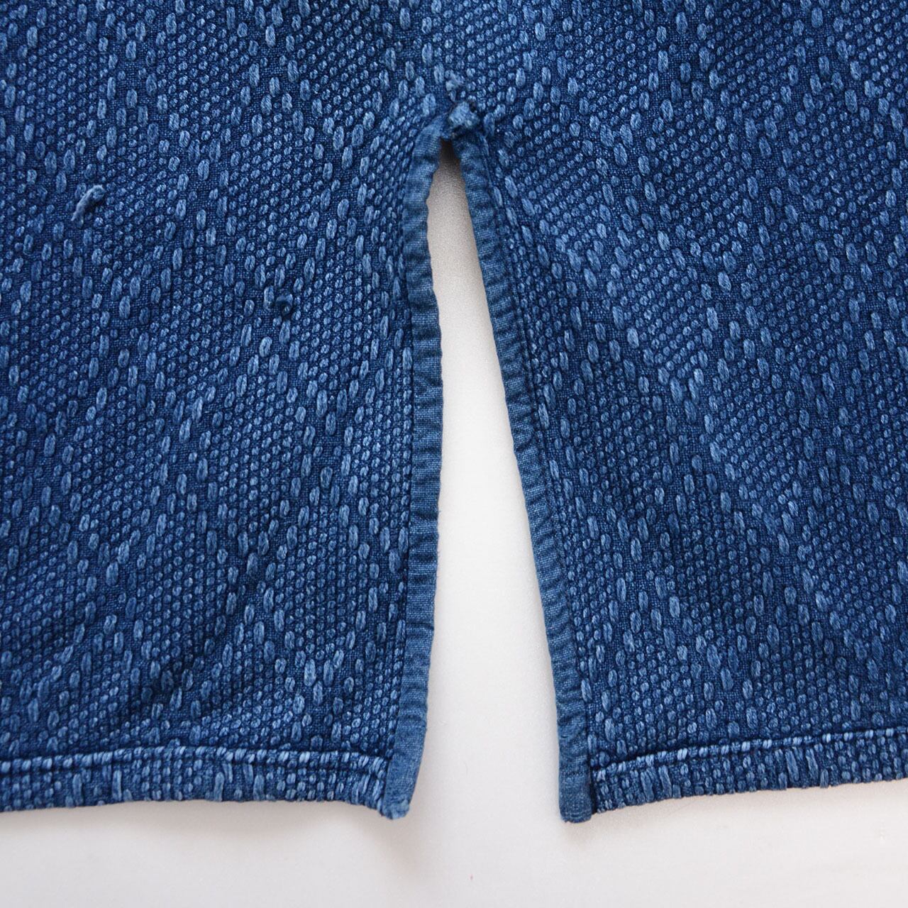 藍染 刺繍入り 剣道着ジャケット】刺し子 木綿 上質 リメイク素材｜武