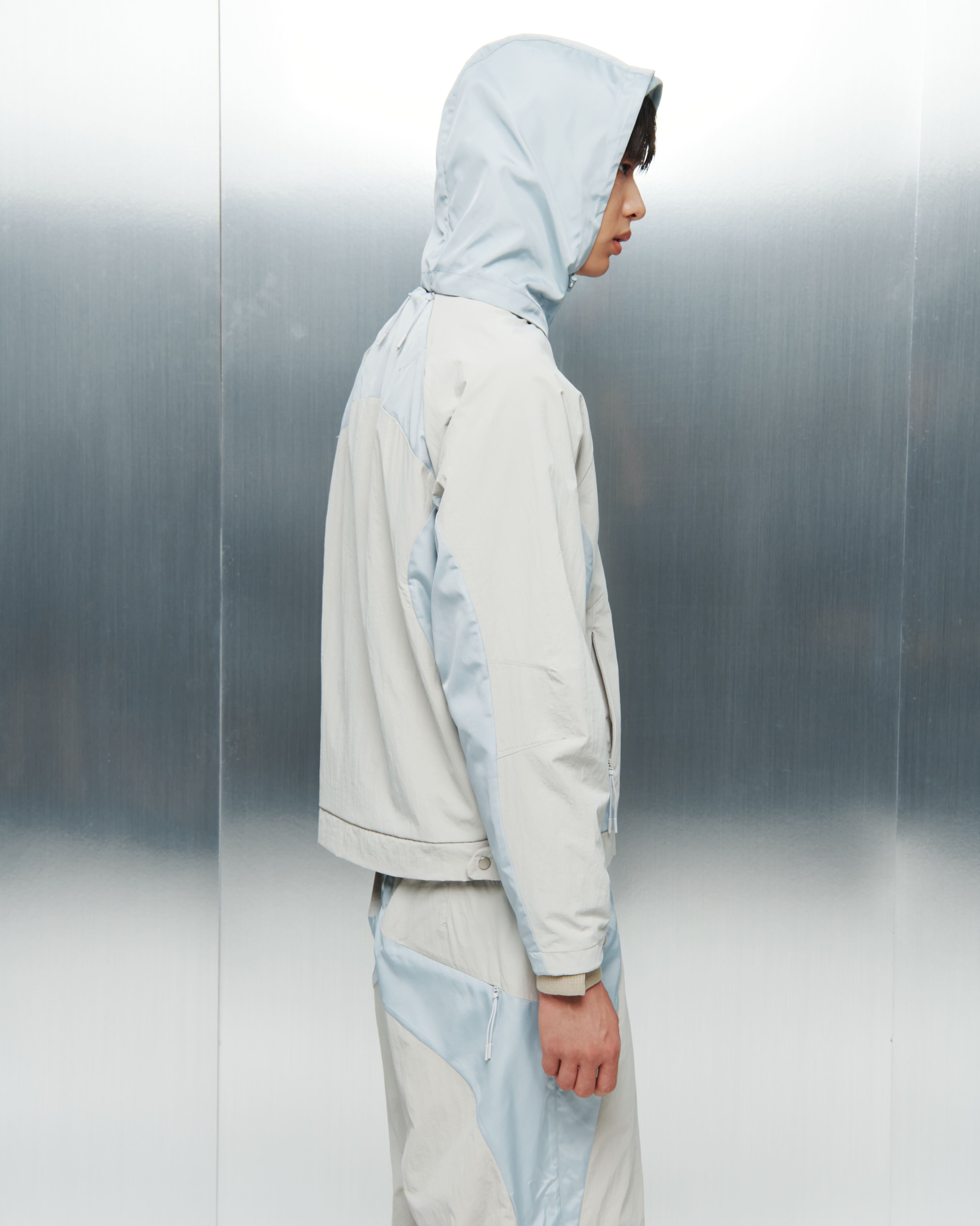 SAN SAN GEAR] CONTRAST JACKET [LIGHT GREY] 正規品 韓国ブランド
