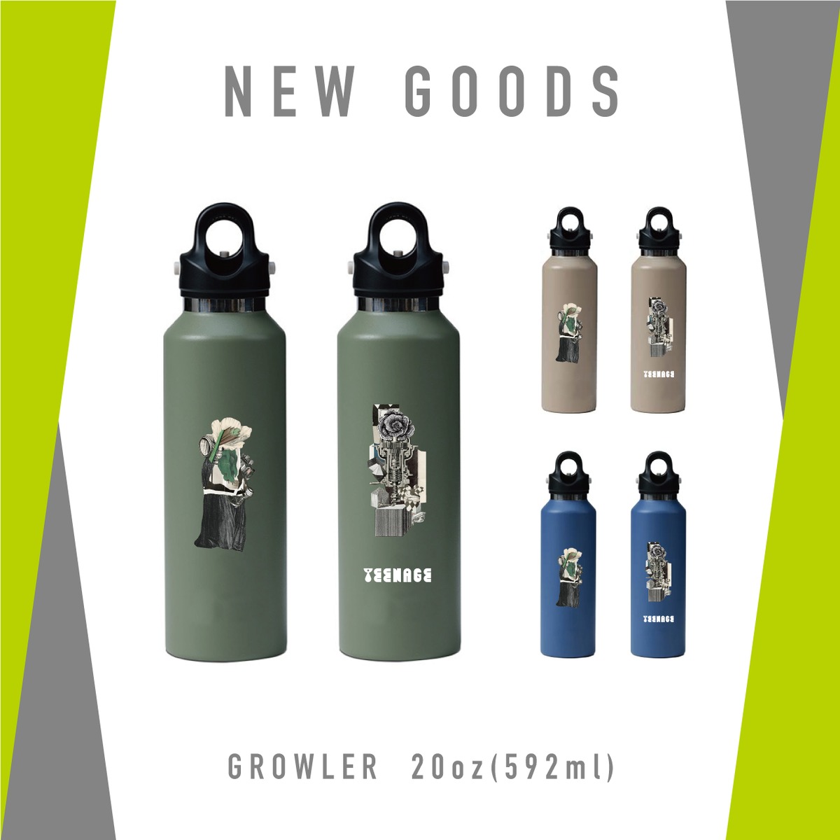 NEW ITEM 】TEENAGE ORIGINAL UK PINT GROWLER | Teenage Brewinig