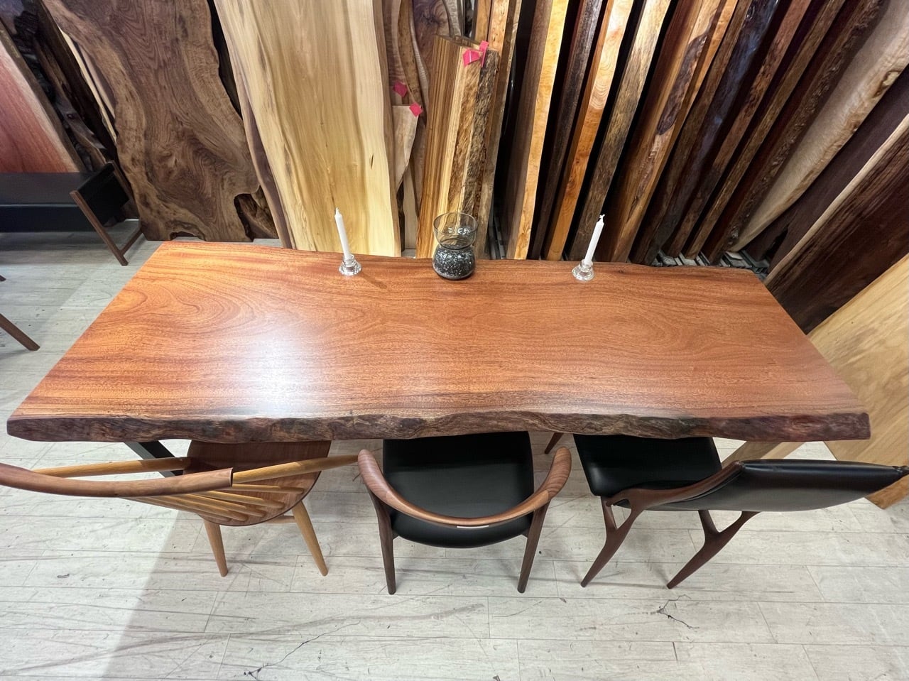 マホガニー_2190×780-665-610×50_浅草本店_テーブル天板/一枚板 240139