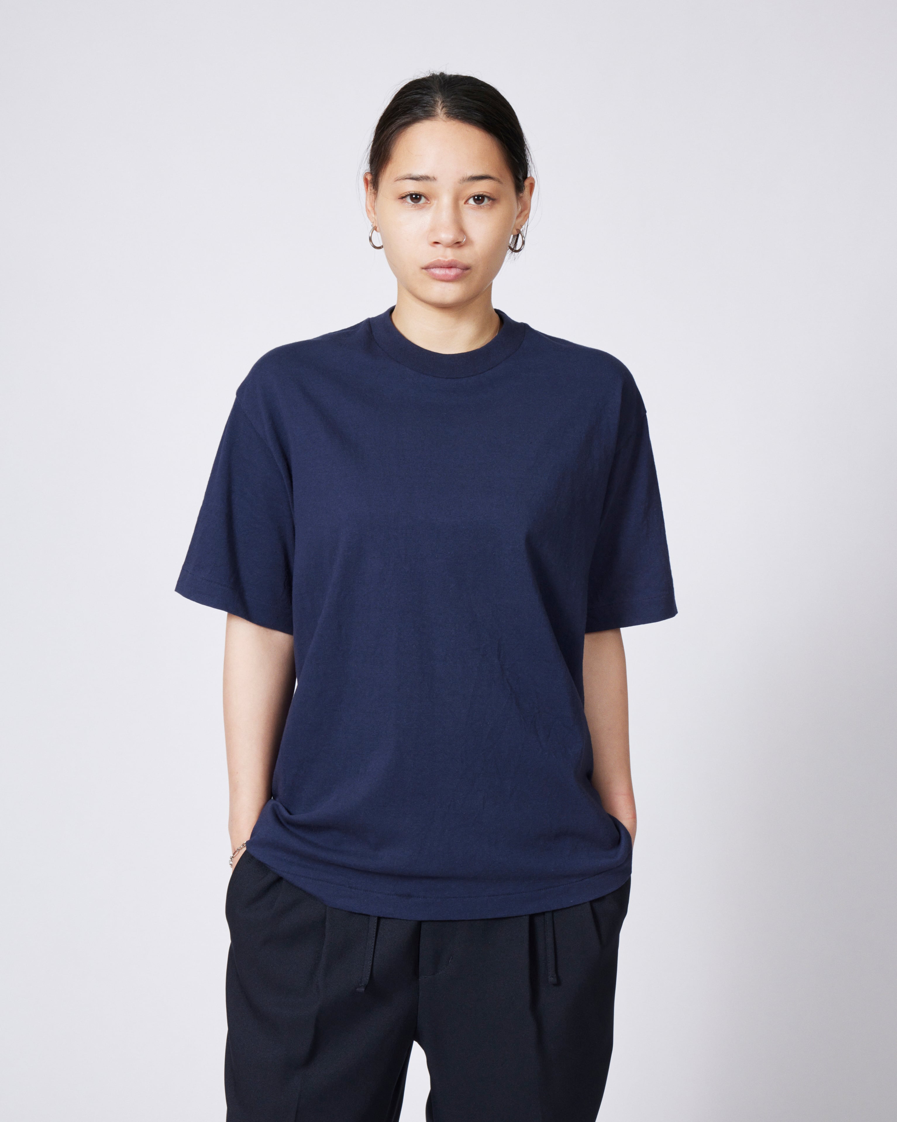 everyone Tシャツ ネイビー グラフィック everyone american cotton tee shirt (NAVY) | everyone