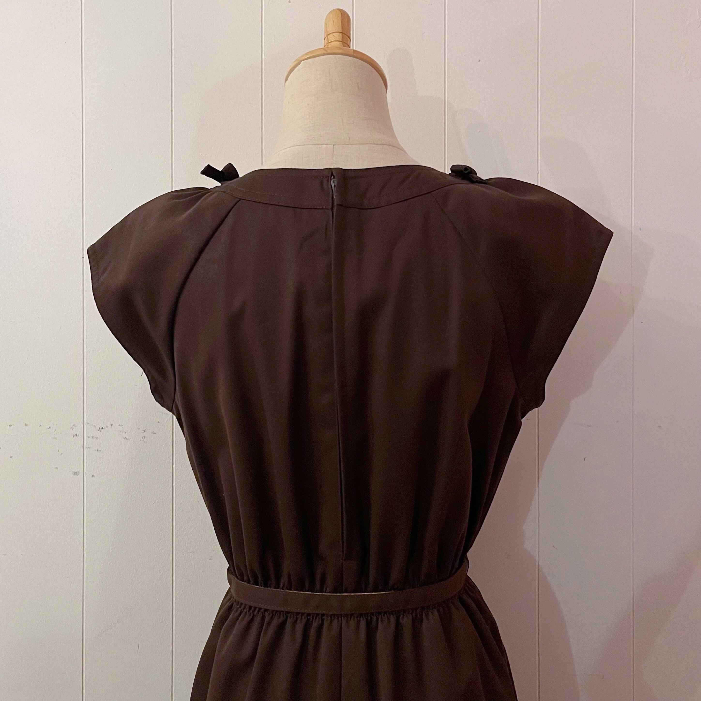 orange check ribbon jumper skirt